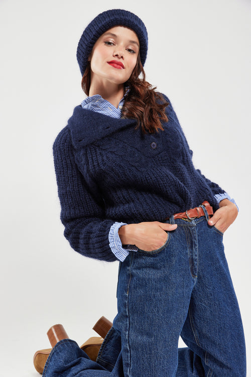 Pull camionneur Terry - mohair - Armor-lux - 6