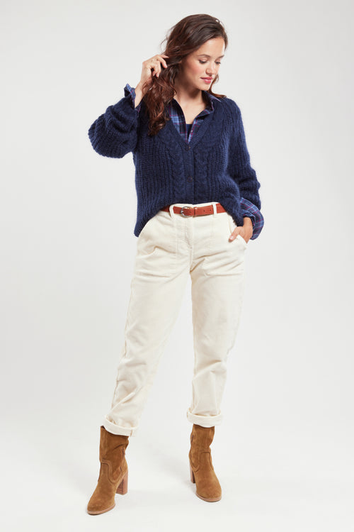 Strickjacke mit Knöpfen Arielle – Mohair - Armor-lux - 4