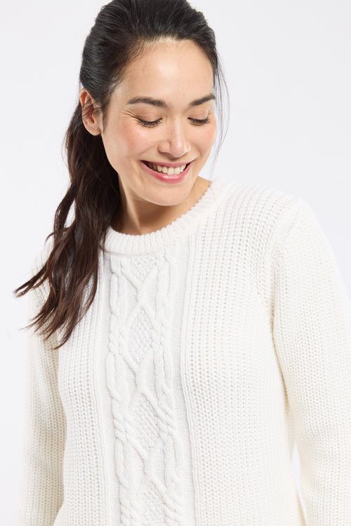 Pullover mit Zopfmuster Jill – Wolle - Armor-lux - 2