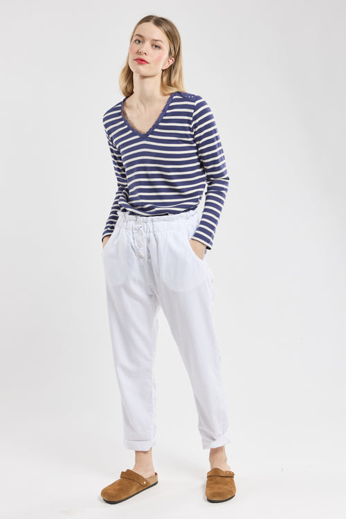 Marinière col dentelle Anaïs - Armor-lux - 3