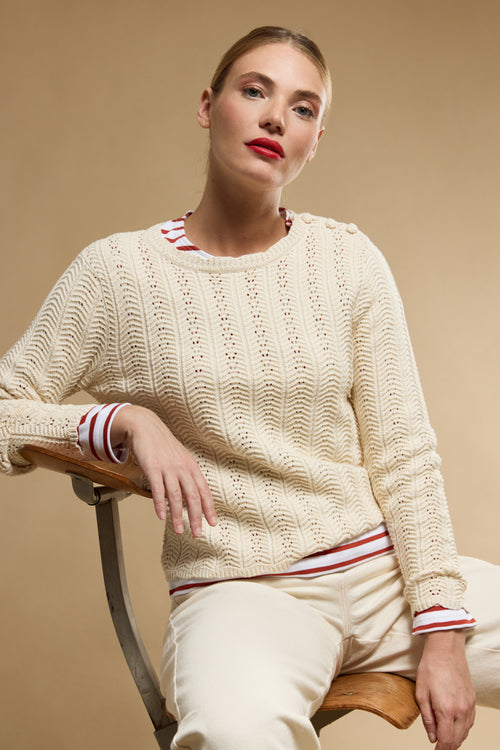 Ajour-Strickpullover Garance - Armor-lux - 1