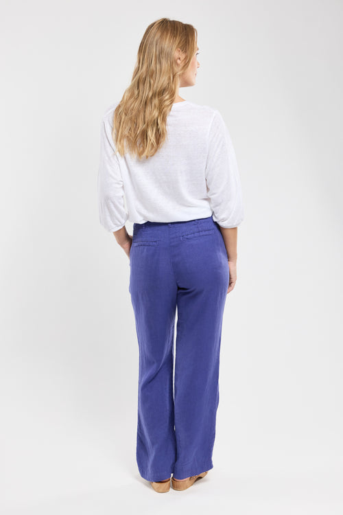 Angèle sailor-style trousers - linen - Armor-lux - 2