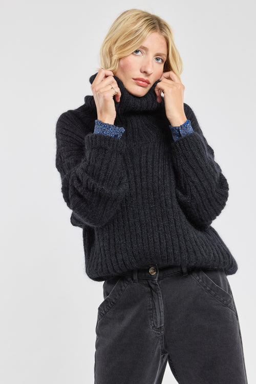 Pull col roulé Gaëtan - mohair et laine - Armor-lux - 3