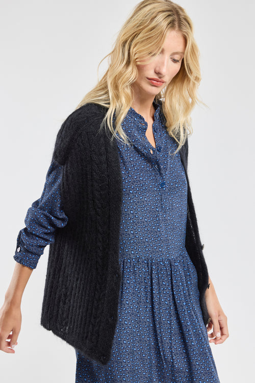 Gilet sans manche Côme - mohair - Armor-lux - 4