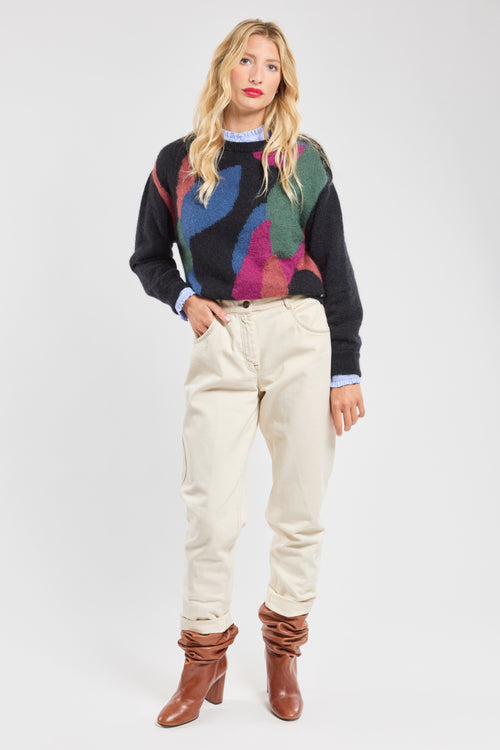 Pull Séverin - mohair et laine - Armor-lux - 4