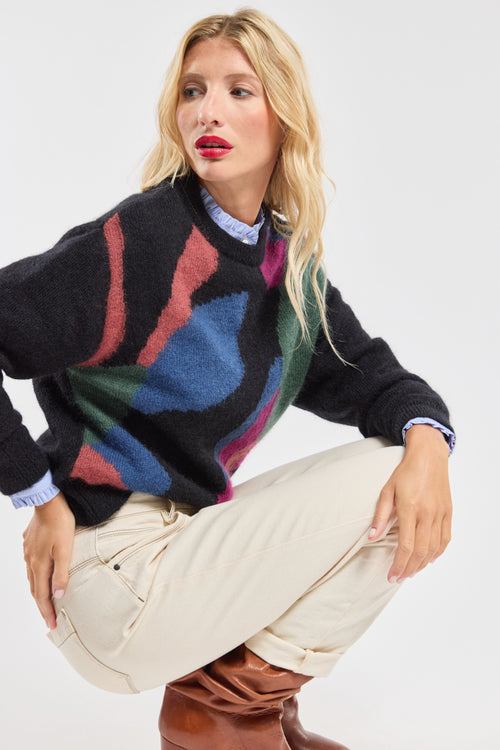 Pull Séverin - mohair et laine - Armor-lux - 1