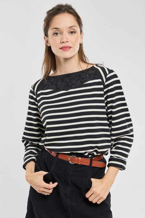 Marinière brodée Delphine - Armor-lux - 3