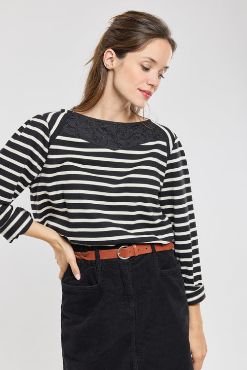 Marinière brodée Delphine - Armor-lux - 4