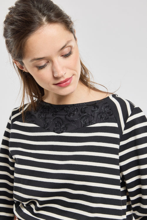 Marinière brodée Delphine - Armor-lux - 1