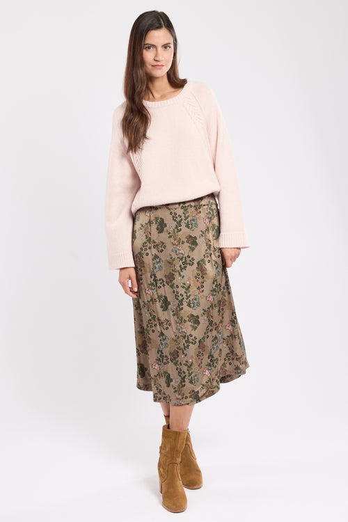 Printed skirt - cupro - Armor-lux - 1