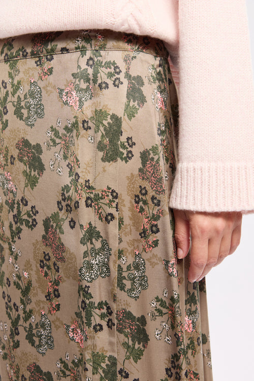 Printed skirt - cupro - Armor-lux - 2