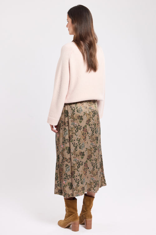 Printed skirt - cupro - Armor-lux - 4