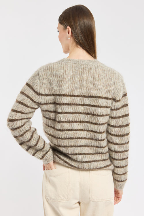 Pull rayé Lior - mohair - Armor-lux - 5