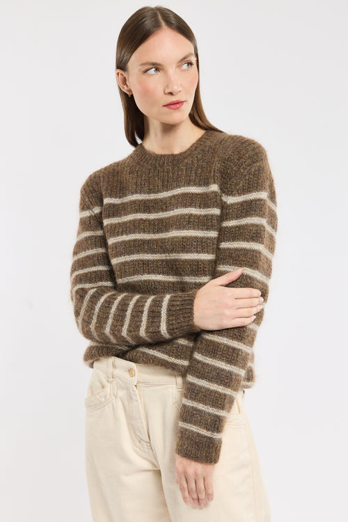 Lior striped jumper - mohair - Armor-lux - 1