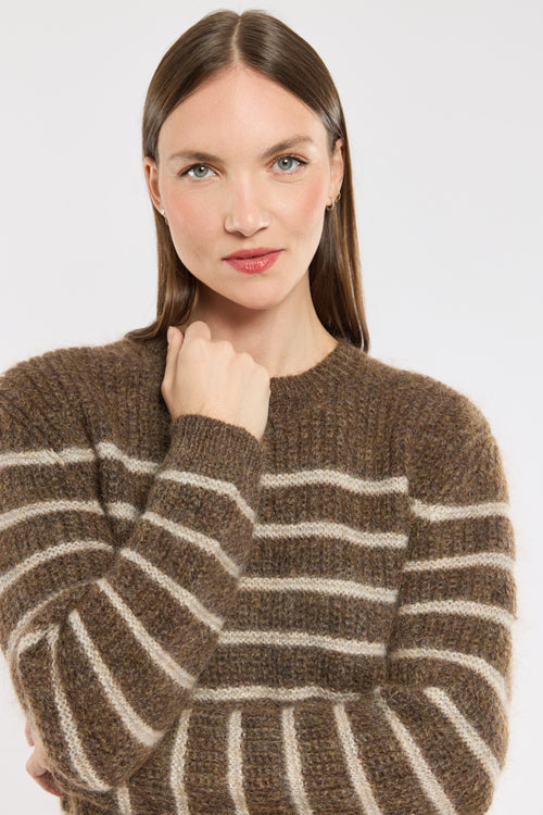 Gestreifter Pullover Lior – Mohair - Armor-lux - 2