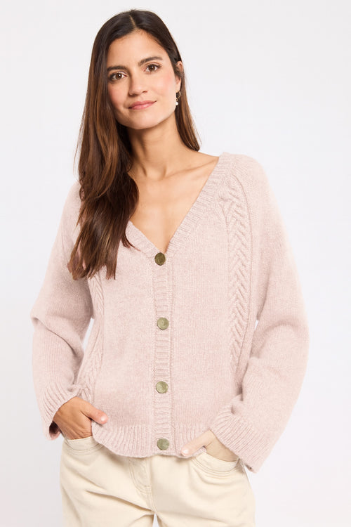 Cardigan boutonné Gaëlle - laine - Armor-lux - 3