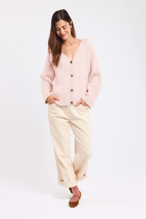 Cardigan boutonné Gaëlle - laine - Armor-lux - 1