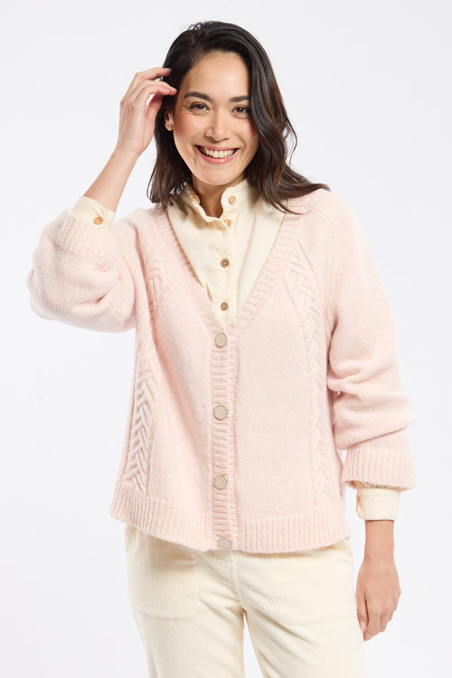 Cardigan boutonné Gaëlle - laine - Armor-lux - 1