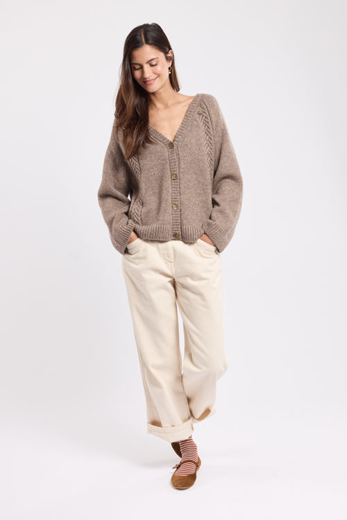 Cardigan boutonné Gaëlle - laine - Armor-lux - 3