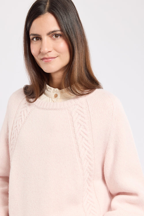 Pull col ras du cou Louna - laine - Armor-lux - 3