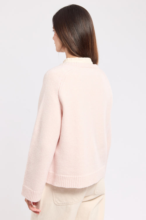 Pull col ras du cou Louna - laine - Armor-lux - 5