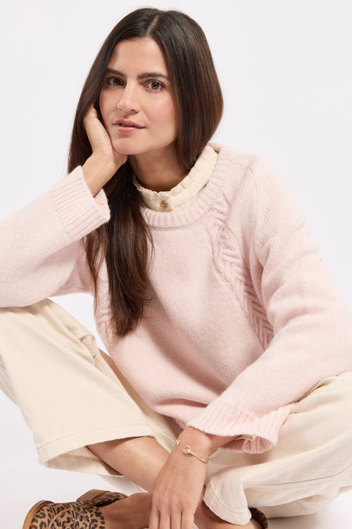 Pull col ras du cou Louna - laine - Armor-lux - 1