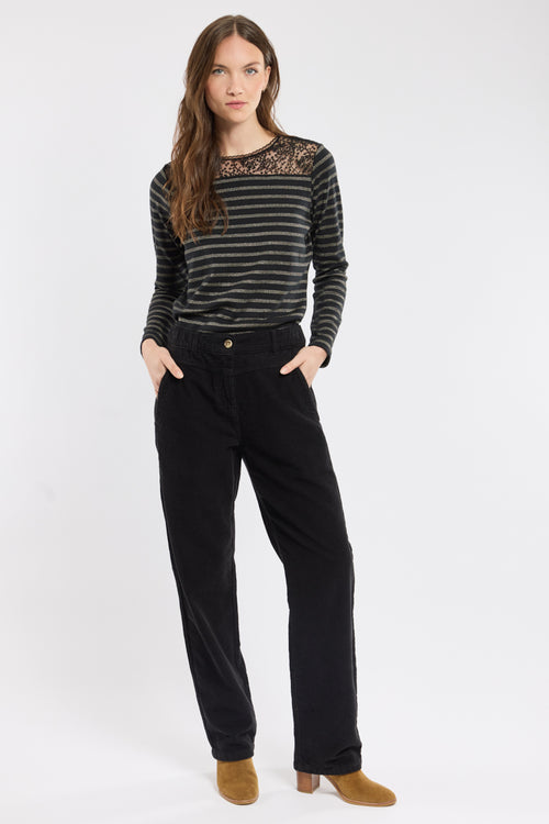 Cléa lurex Breton striped shirt - cotton - Armor-lux - 6