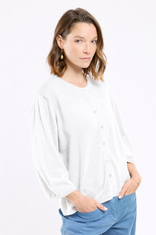 Cardigan Betty - lin et coton - Armor-lux - 1