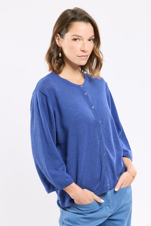 Cardigan Betty - lin et coton - Armor-lux - 1