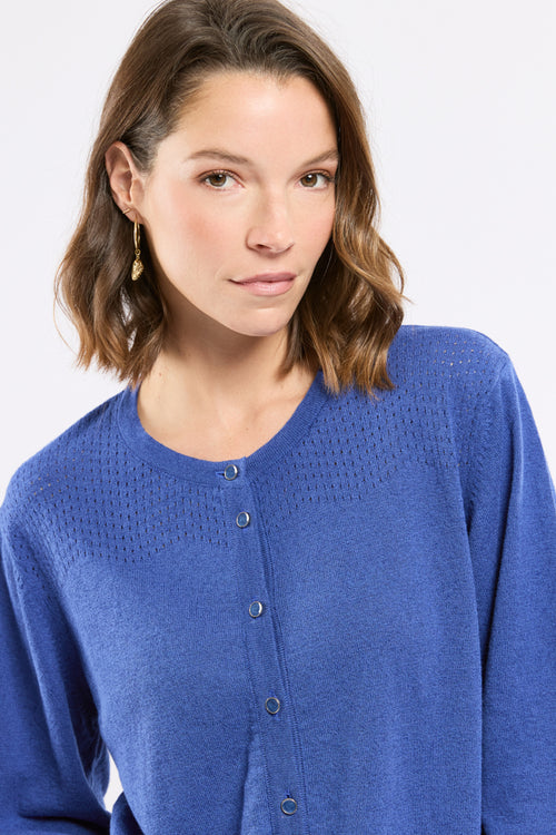 Strickjacke Betty – Leinen und Baumwolle - Armor-lux - 1
