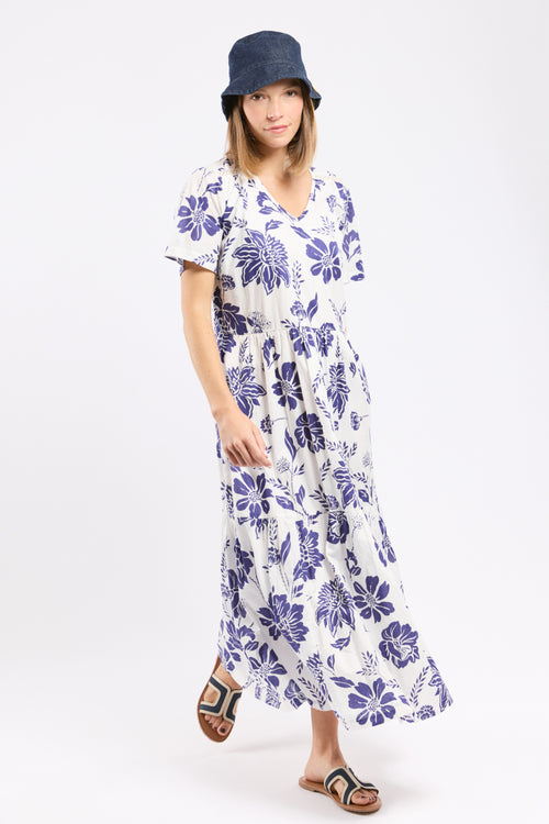Karen floral dress - coton - Armor-lux - 1