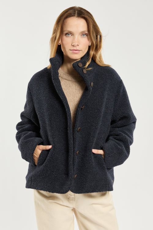 High neck jacket - wool - Armor-lux - 2