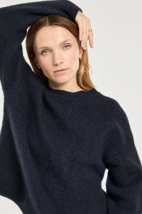 Perlripp-Fantasiepullover - Mohair - Armor-lux - 1