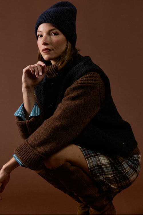 Bobble neck sweater - wool - Armor-lux - 2