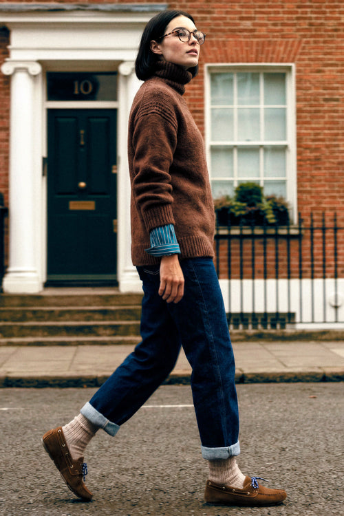 Bobble neck sweater - wool - Armor-lux - 3