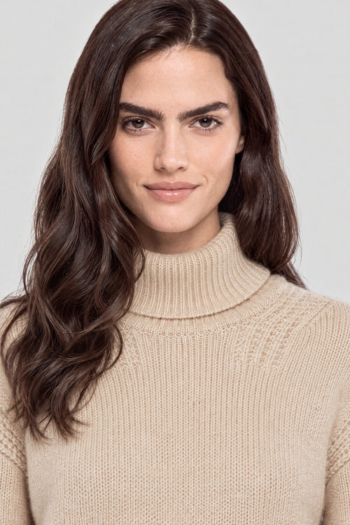 Bobble neck sweater - wool - Armor-lux - 5