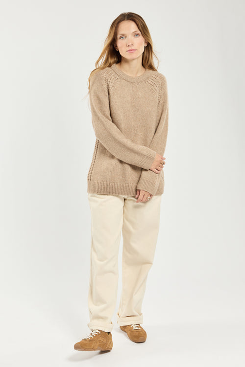 Round neck sweater - wool - Armor-lux - 3