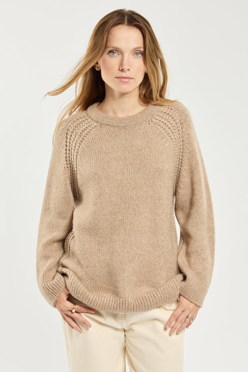 Round neck sweater - wool - Armor-lux - 1