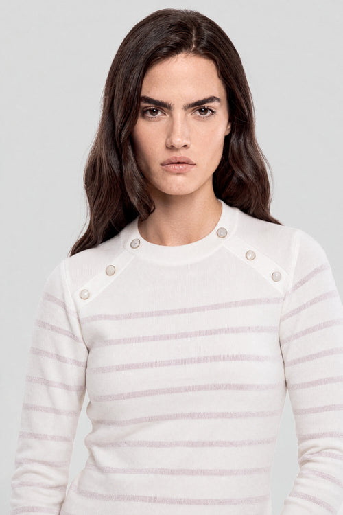 Gestreifter Pullover - Wolle - Armor-lux - 2
