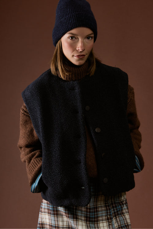 Sleeveless jacket - wool - Armor-lux - 1