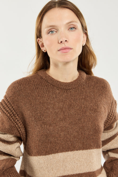 Colour-Block Pullover - Wolle - Armor-lux - 2