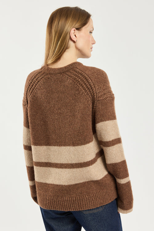 Colour-Block Pullover - Wolle - Armor-lux - 4