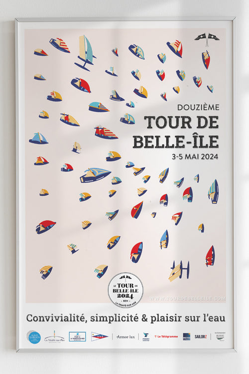 Affiche Tour de Belle-Ile - Armor-lux - 1