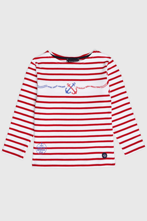 Kids Matrosenshirt - dicke Baumwolle - Armor-lux - 1