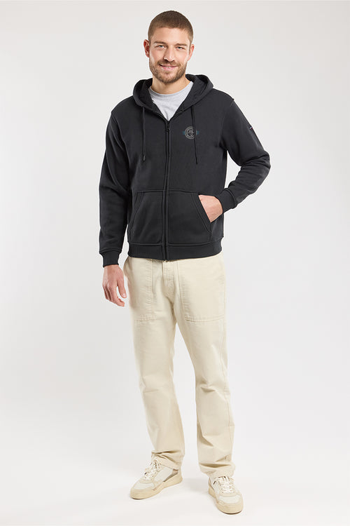 Tout commence en Finistère zip-up sweatshirt - Armor-lux - 3