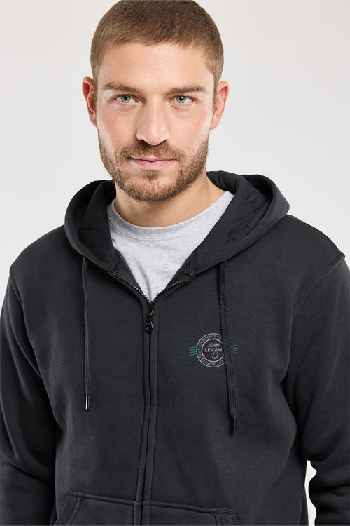 Tout commence en Finistère zip-up sweatshirt - Armor-lux - 4