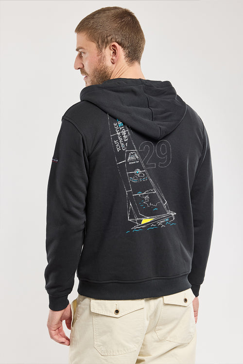 Tout commence en Finistère zip-up sweatshirt - Armor-lux - 2