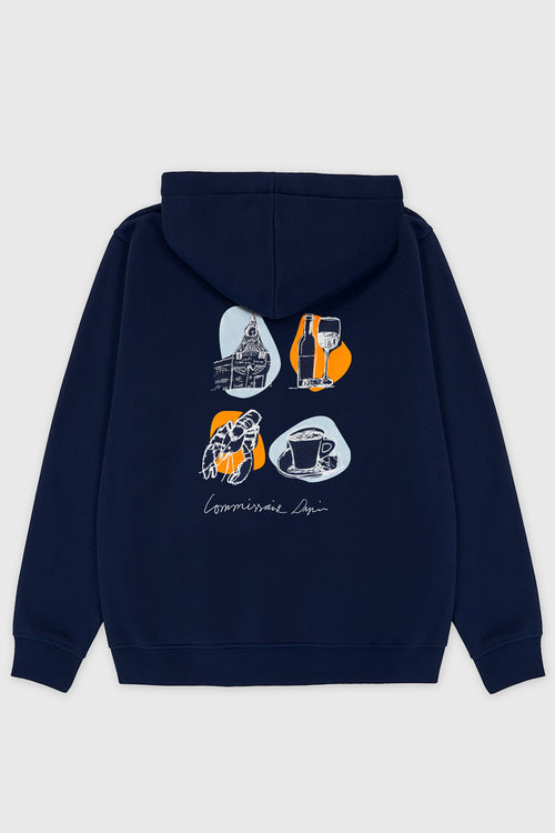 Unisex zipped sweatshirt Commissioner Dupin - cotton - Armor-lux - 2