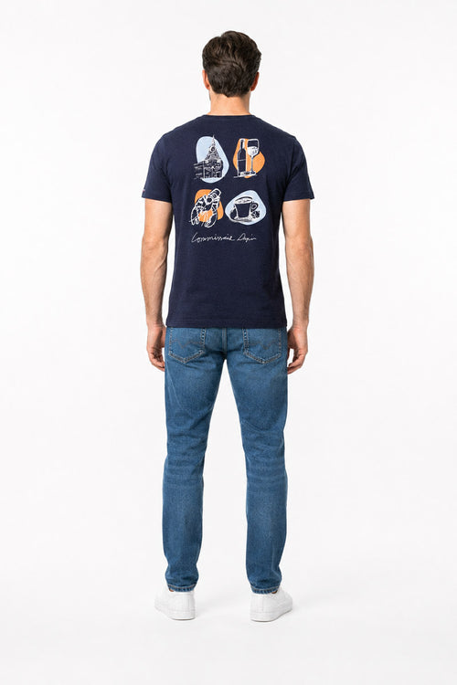 T-shirt mixte Commissaire Dupin - coton - Armor-lux - 4