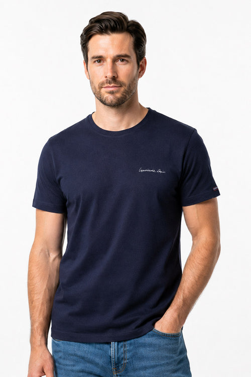 Unifarbenes gemischtes T-Shirt Kommissar Dupin - Baumwolle - Armor-lux - 1